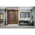 thumbnail image 5 of DreamLine Elegance 51-53 in. W x 72 in. H Frameless Pivot Shower Door in Oil Rubbed Bronze, 5 of 11