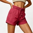 thumbnail image 2 of Women's Utility Short Pants, Fashion High Waisted Stretchy Cargo Shorts for Summer, Casual Chic Workwear Shorts for Vacation and Daily Wear, 2 of 8