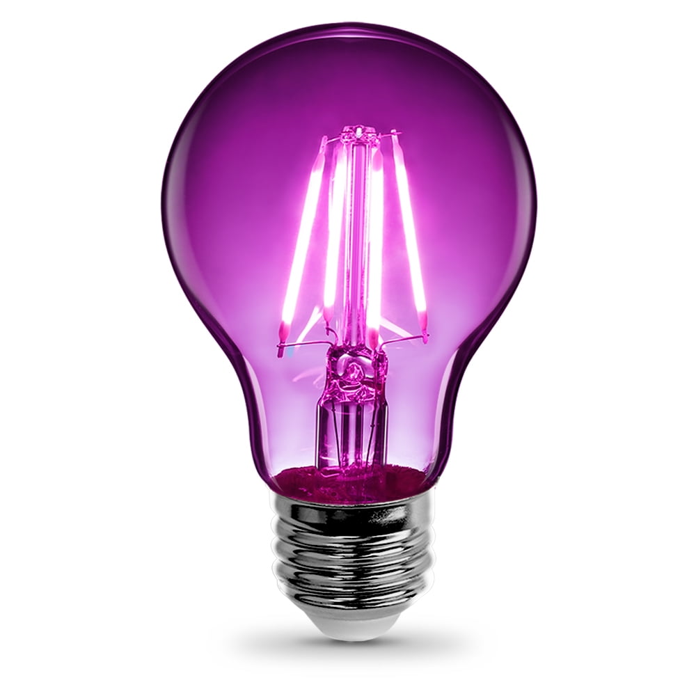 Feit Electric Purple A19 LED Light Bulb 40W Equivalent 4.5 Watt