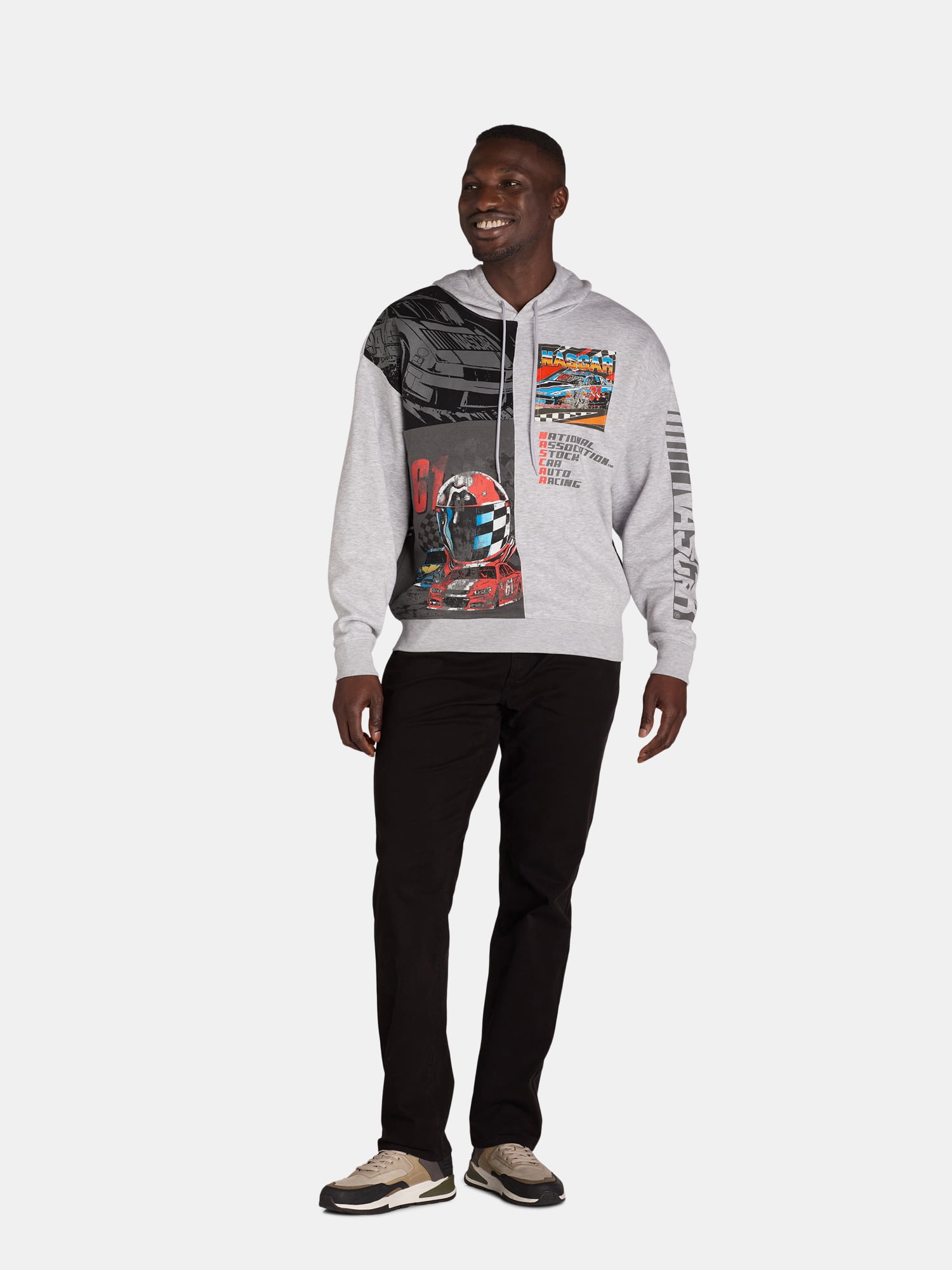 NASCAR Men's & Big Men's Graphic Print Pullover Hoodie, Sizes S-3XL