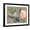 Black Frame, variant on Art.com Flowers on Mocha I Art Print by Jennifer Goldberger, Black Frame Wall Art, 21" x 17"
