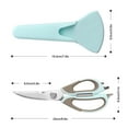thumbnail image 3 of Under 10 Cutter Kitchen Shears Ultra Sharp Stainless Steel Multifunctional Stainless Steel Kitchen Detachable Shears Heavy Duty Meat Scissors Chicken Poultry Fish Herbs Food Scissors, 3 of 9
