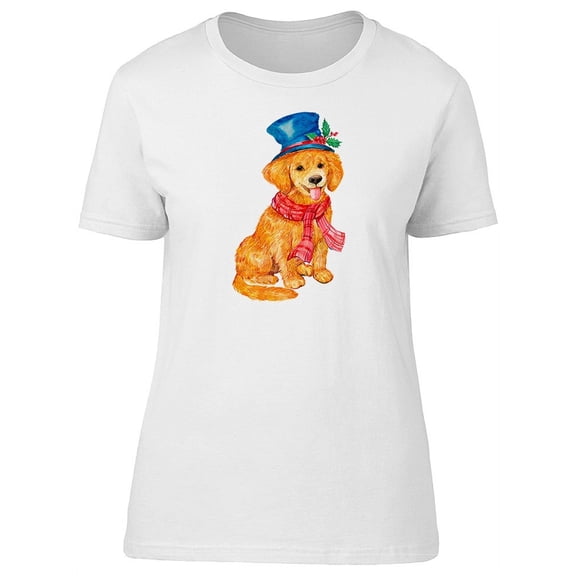 Classy Watercolor Labrador Dog T-Shirt Women -Image by Shutterstock, Female Medium