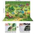 thumbnail image 5 of Wisairt 53 PCS Dinosaur Figures, Realistic Dinosaur Toys with Activity Play Mat, Trees and Rocks, Dino Playset Toys Christmas Birthday Gift For Kids Ages 3+, 5 of 11