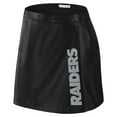 thumbnail image 2 of Women's WEAR by Erin Andrews x Gracie Hunt Black Las Vegas Raiders Wrap Skirt, 2 of 5