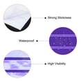 thumbnail image 4 of Uxcell Reflective Stickers, 20in4 Sets 4.5x1 Inch Adhesive Caution Warning Safety Tape Strips, Purple, 4 of 5