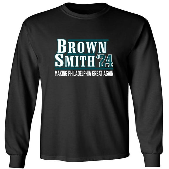 LONG SLEEVE Eagles AJ Brown DeVonta Smith 24 T-shirt