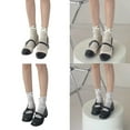thumbnail image 2 of Aellinatey Lace Hollow Out Socks For Womens Summer Solid Color Thin Socks with Bowknot, 2 of 20