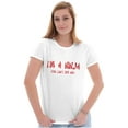 thumbnail image 3 of Im a Ninja You Cant See Me Fighter Womens Slim Fit Graphic Tee Brisco Brands M, 3 of 5