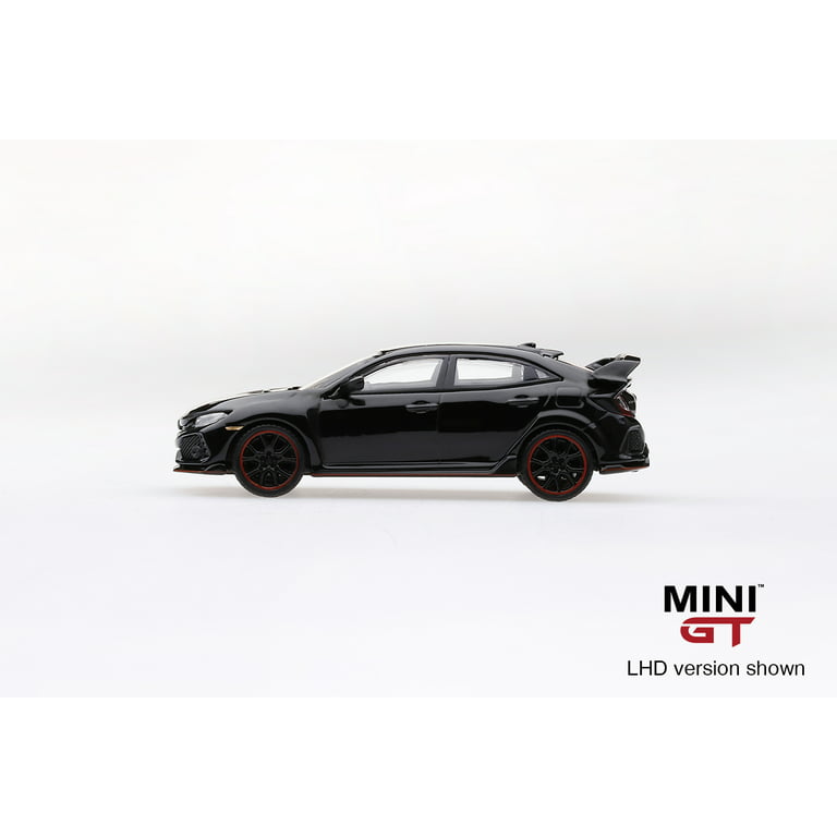 TSM Model Mini GT 2017 Honda Civic Type R FK8 (LHD)(Crystal Black) 1/64  Diecast Model Car MGT00015