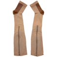 thumbnail image 1 of Compression Socks with Nylon Zipper for Leg & Knee Support, Open Toe Preventing Varicose Veins, 1 of 5