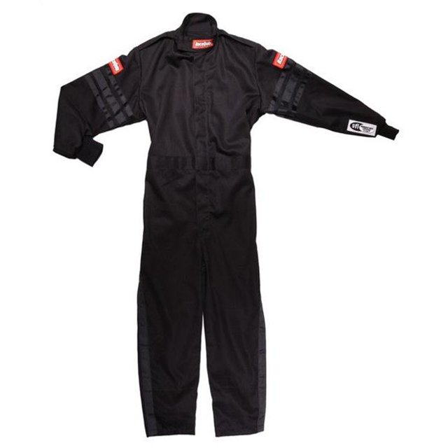 Racequip 1959997 SFI-1 JR. Combinaison de Course & 44; Noir - 2XL