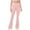 A0182-Pink, variant on QUINDOS Womens Yoga Pants Flared Leg High Waist Flare Workout Leggings Athletic Bootcut Slim Pants