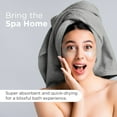 thumbnail image 5 of Martex Easy Living 6-Piece Cotton Towel Set, Soft & Quick-Dry Towels, Grey, 5 of 11