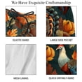 thumbnail image 4 of luoweisi Men's Beach Shorts Quick Dry Swim Trunks with Mesh Lining Thanksgiving Turkey L, 4 of 5