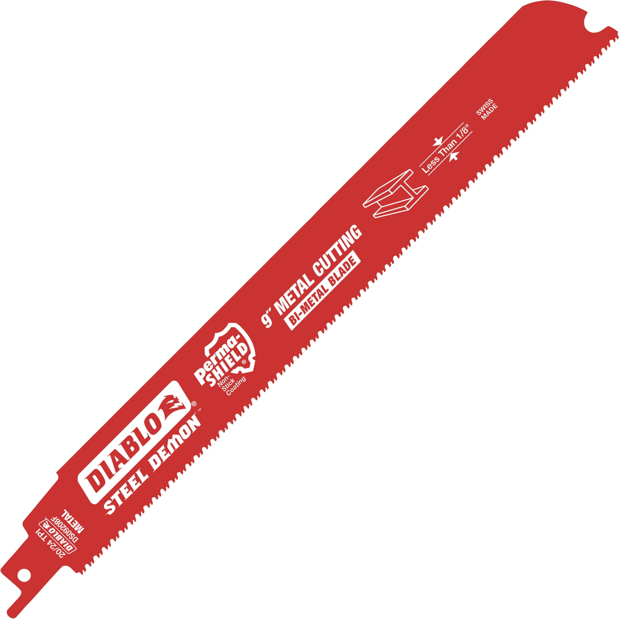 Diablo Steel Demon 9 in. Bi-Metal Dual Tooth Reciprocating Saw Blade 20/24 TPI 5 pk