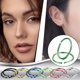 thumbnail image 1 of WILLBEST Aretes - Aro Doble De Titanio Para Piercing Nasal, Para Mujer, En Espiral, Para Niña, 12 Unidades, 1 of 6
