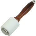 thumbnail image 1 of 1 Uds. Martillo de cuero de madera, mazo, herramienta artesanal de cabeza de nailon para artesanía en cuero, martillo tallado para artesanía en cuero, herramientas de bricolaje para coser y estampar, 1 of 5