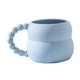 thumbnail image 4 of Taza de café de cerámica, tazas de café, vasos, tazas para beber, jugo, Azul, 4 of 9