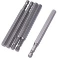 thumbnail image 1 of HUGFEGWE H8 Magnetic Hex Head Screwdriver Bits, 1/4 Inch Hex Shank 100mm Length S2 Power Tools 5pcs CJB91-24328, 1 of 8