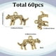 thumbnail image 2 of 1 caja de 60 dijes de leopardo y guepardo, colgantes de metal 3D de animales pequeños para bisutería y manualidades., 2 of 9