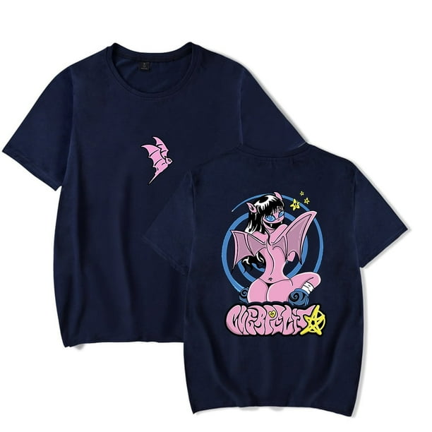 Jhay Cortez T-shirts Merch CUERPECITO Crewnec Unisex Trend Casual Short Sleeve T-Shirt Top,Navy Blue