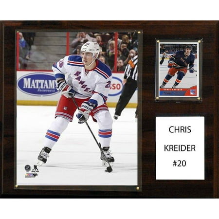 C&I Collectables NHL 12x15 Chris Kreider New York Rangers Player