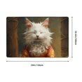 thumbnail image 2 of Shaggy Area Rug, Haystack Meditating Cat Rugs for Living Room Bedroom Non Slip Door Mat Indoor Carpet Machine Washable Nursery Home Decor Floor Mats for Entryway 60x39in, 2 of 5