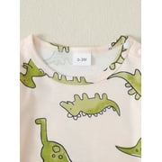 CARETOO Newborn Baby Boy Clothes 2Pcs Cotton Fabric Infant Bodysuit Casual Outfits Bib Overall Pants