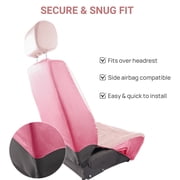 OTOEZ Universal PU Car Seat Cover Breathable 5 Seats Leather Full Set Waterproof Cushion for Sedan SUV Truck