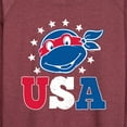 thumbnail image 3 of Teenage Mutant Ninja Turtles - USA Raphael - Women's Lightweight Long Sleeve Shirt, 3 of 5