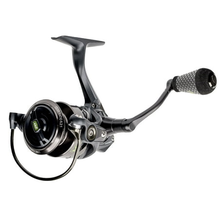 Lew s MACH 2 Spinning Fishing Reel Size 300 Reel Black/Green (Clam Package)