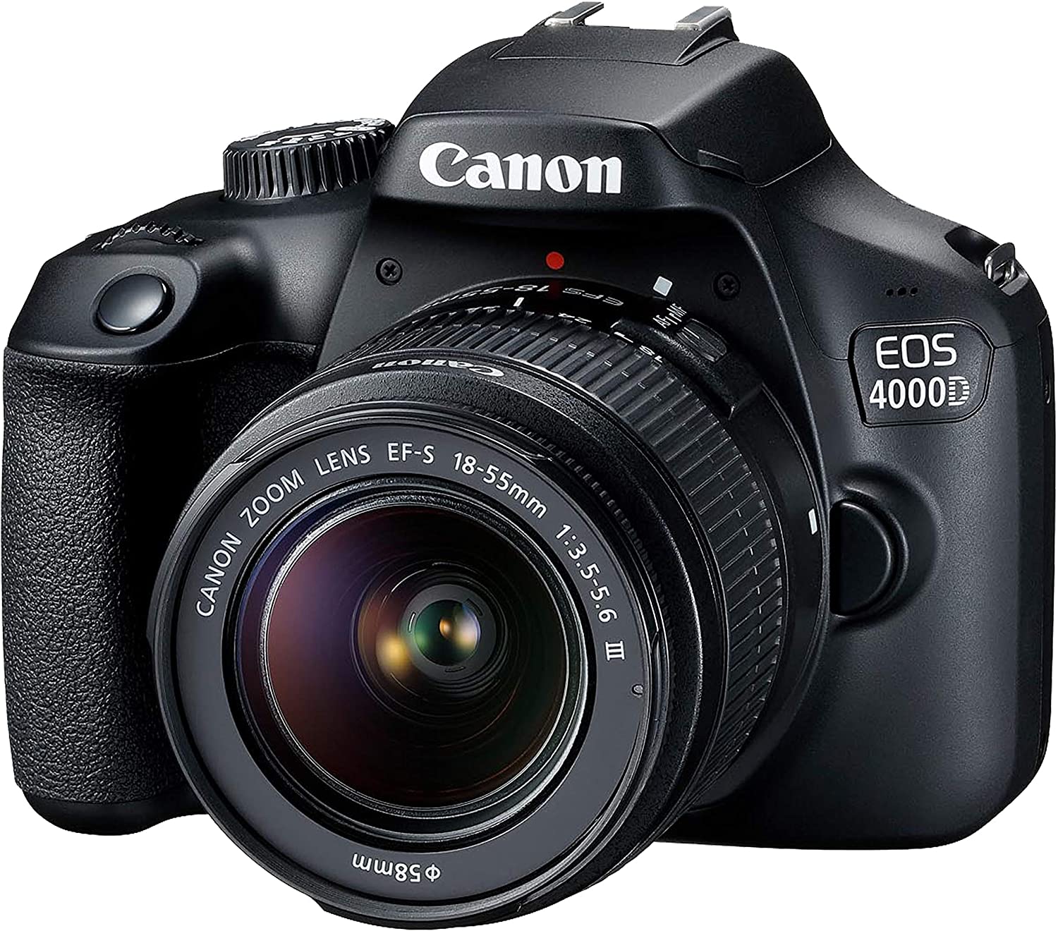 Canon EOS 4000D Digital SLR Camera Body w/Canon EF-S 18-55mm f/3.5-5.6 Lens DSLR Kit Bundled with Deal-ExpoComplete Accessory Bundle - International Model - image 3 of 5