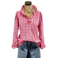 thumbnail image 4 of Njagoc3 Long Sleeve Shirts for Women Crew Neck Women Long Sleeve Tops Casual Fall Tops Trendy Cute T Shirts Outfits Clothes, 4 of 6