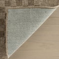 thumbnail image 3 of Rugs USA x Nate Berkus Watts Modern Checkered Washable Area Rug, 8' x 10', Watts Brown, 3 of 7