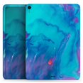 thumbnail image 2 of DesignSkinz Marbleized Ocean Blue Full-Body Skin Decal Wrap Cover for iPad 4th Gen (A1458/A1459/A1460), 2 of 4