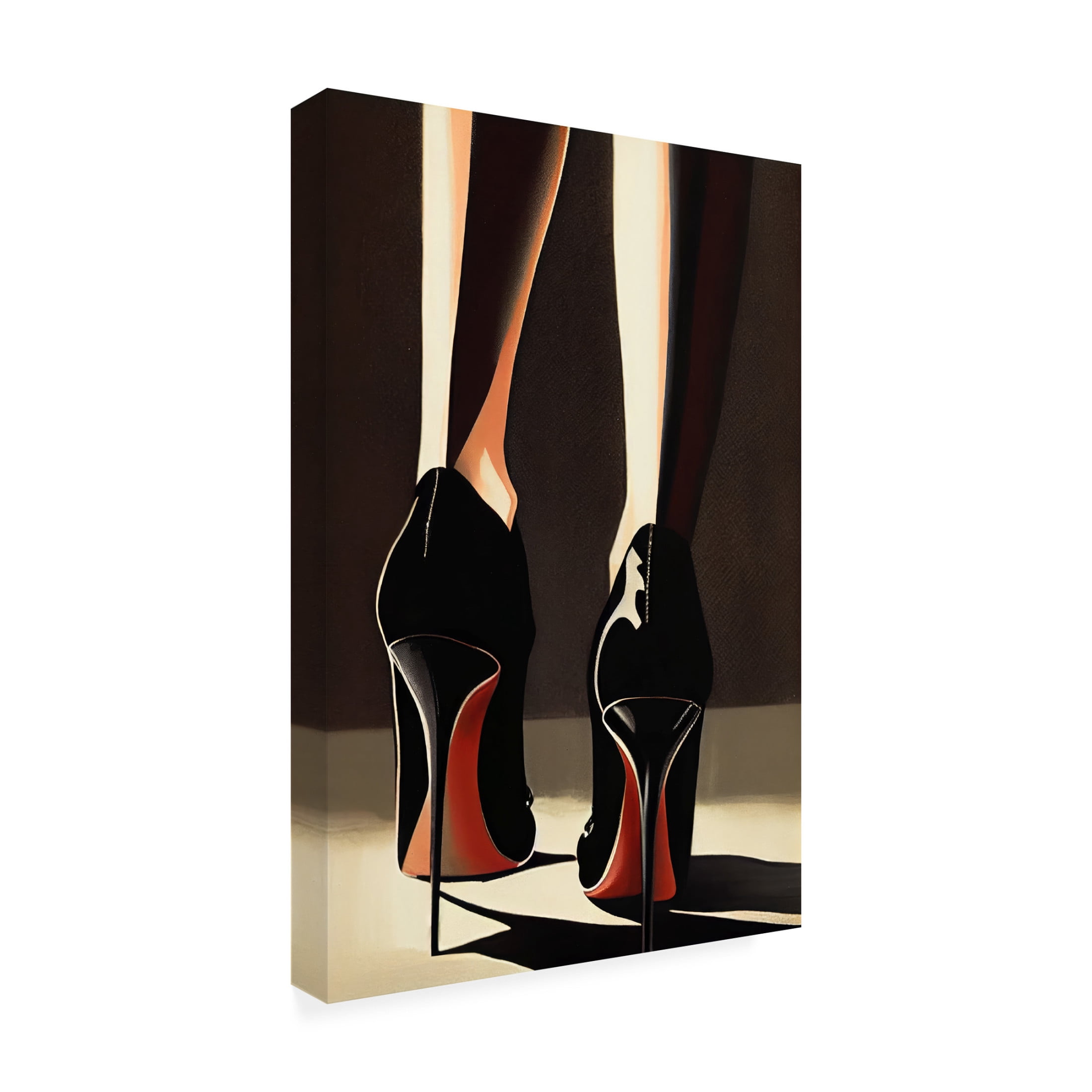 Canvas Wall Art - Treechild 'Heels' Wall Art for Living Room, Bedroom, or Office D?cor by Trademark Fine Art - 30 x 47 Inches