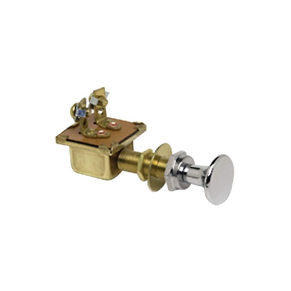 Cole Hersee M482 2-Screw 2-Position Off/On SPST Push-Pull Switch