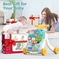 thumbnail image 4 of JoyStone 2-in-1 Baby Walker with Musical Play Table, Sit to Stand Toddler Learning Push Toys for 6-18 Months, 4 of 9