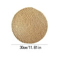 thumbnail image 3 of Oleegame 2PC Placemat Linen Insulation Mat Table Placemat Home MugIt Is Suitable For Hot Plates POTS And Pans, 3 of 4