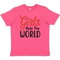 thumbnail image 3 of Inktastic Girls Rule the World Youth T-Shirt, 3 of 5