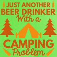 thumbnail image 3 of CafePress - Beer Drinker Camping T Shirt - Light T-Shirt - CP, 3 of 4