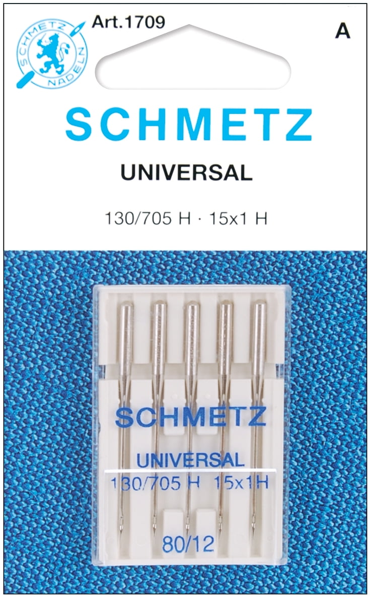 Schmetz 5 Super Nonstick Sewing Machine Needles Size 80/12  #4502 