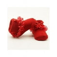 thumbnail image 6 of Newborn Baby Girls Kids Princess Bowknot Lace Ruffle Frilly Ankle Socks Bowknot, 6 of 8