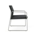 thumbnail image 4 of Gansett Reception Waiting Oversize Guest Chair / Silver Steel / Dark Gray, 4 of 7