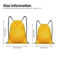 thumbnail image 2 of Gaeub Yellow Lemon Drawstring Backpack Bag Sport Gym Sackpack Heavy Duty String Backpack for Men Women-Medium, 2 of 6