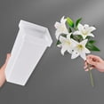thumbnail image 4 of Floral Bucket Container Flowerpot Storage Basket Rustic Decorative Table Flower Vase Pot for Party, Indoor, Wedding, Patio, Garden White, 4 of 8