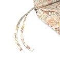 thumbnail image 5 of Jordan Manufacturing 44" x 21" Rustique Barley Beige Damask Rectangular Outdoor Chair Cushion with Ties, 5 of 10