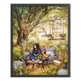 thumbnail image 1 of Cuadros Decorativos Bordado completo Hilo de algodón ecológico 11CT Impreso Chica Kit de punto de cruz Obra de arte (1) Tmvgtek embutido en tela, 1 of 9