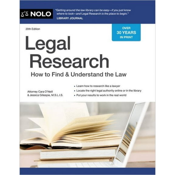 Legal Research: How to Find & Understand the Law (Paperback)